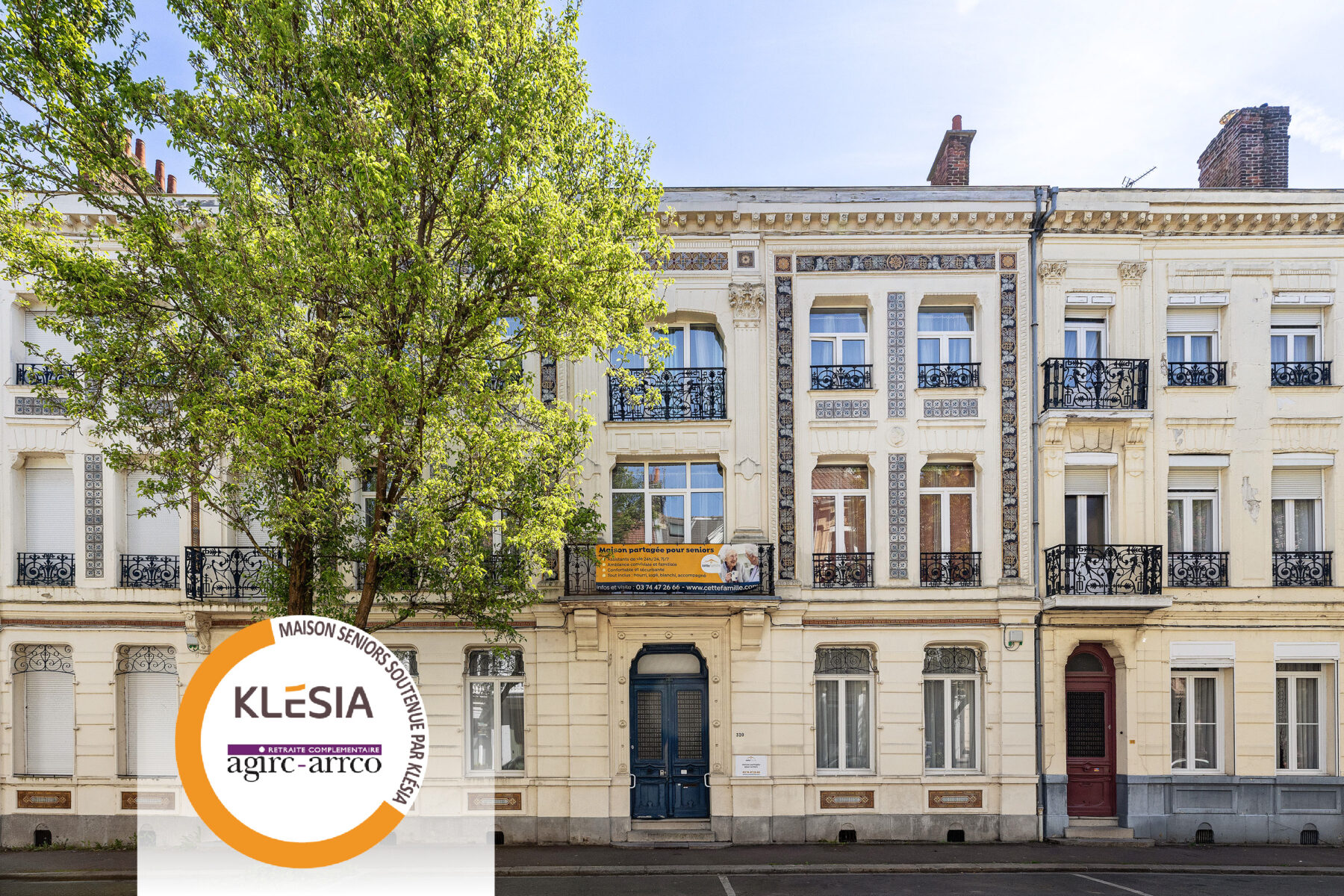 Maison partagée Douai façade