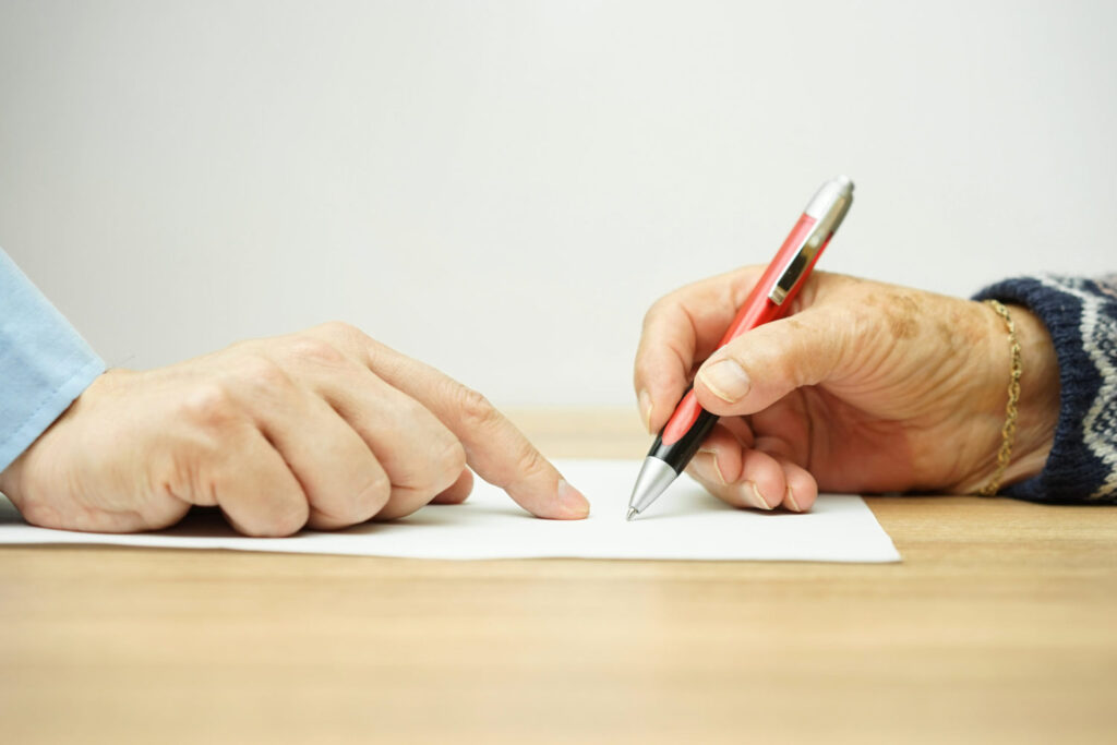 Signature contrat