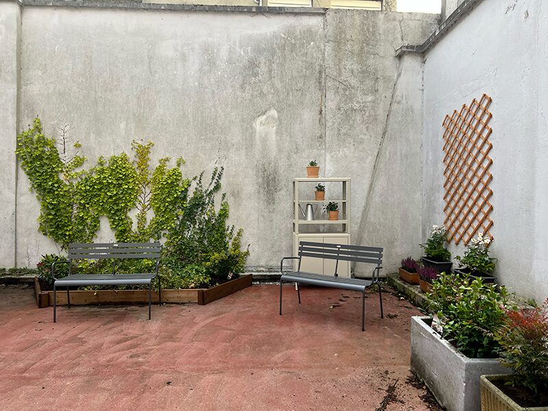 Coin de repos Jardin de la coloation seniors dArras
