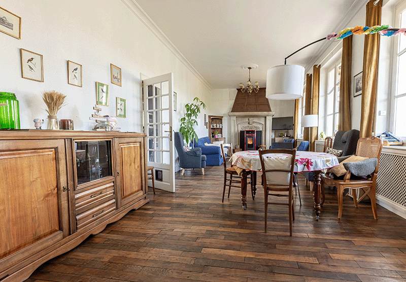 Espace commun Maison partagee pour seniors dEpinac Bourgogne Franche Comte