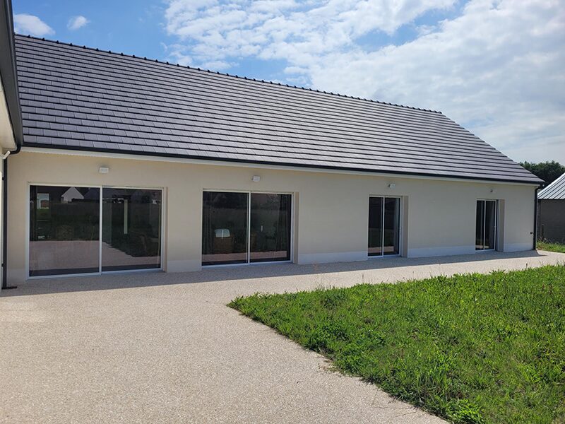 Maison partagee de PoulainesFacade jardin