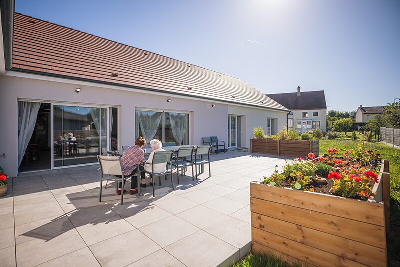 Maison partagee pour seniors de Longeault Pluvault Terrasse 3
