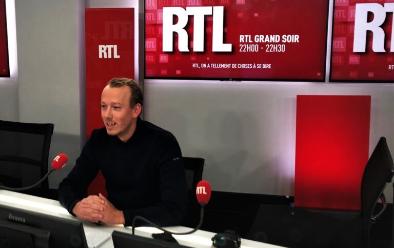 Paul-Alexis - Président CetteFamille dans les studios RTL pour un interview