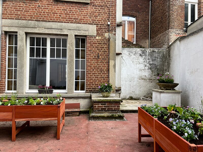 Potager colocation seniors dArras