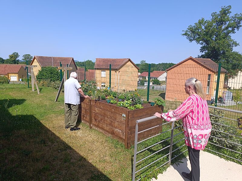 potager colocation seniors de Saint Fiel